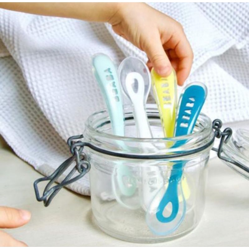 Beaba 2nd Age Silicone Spoon - Sendok Makan Bayi