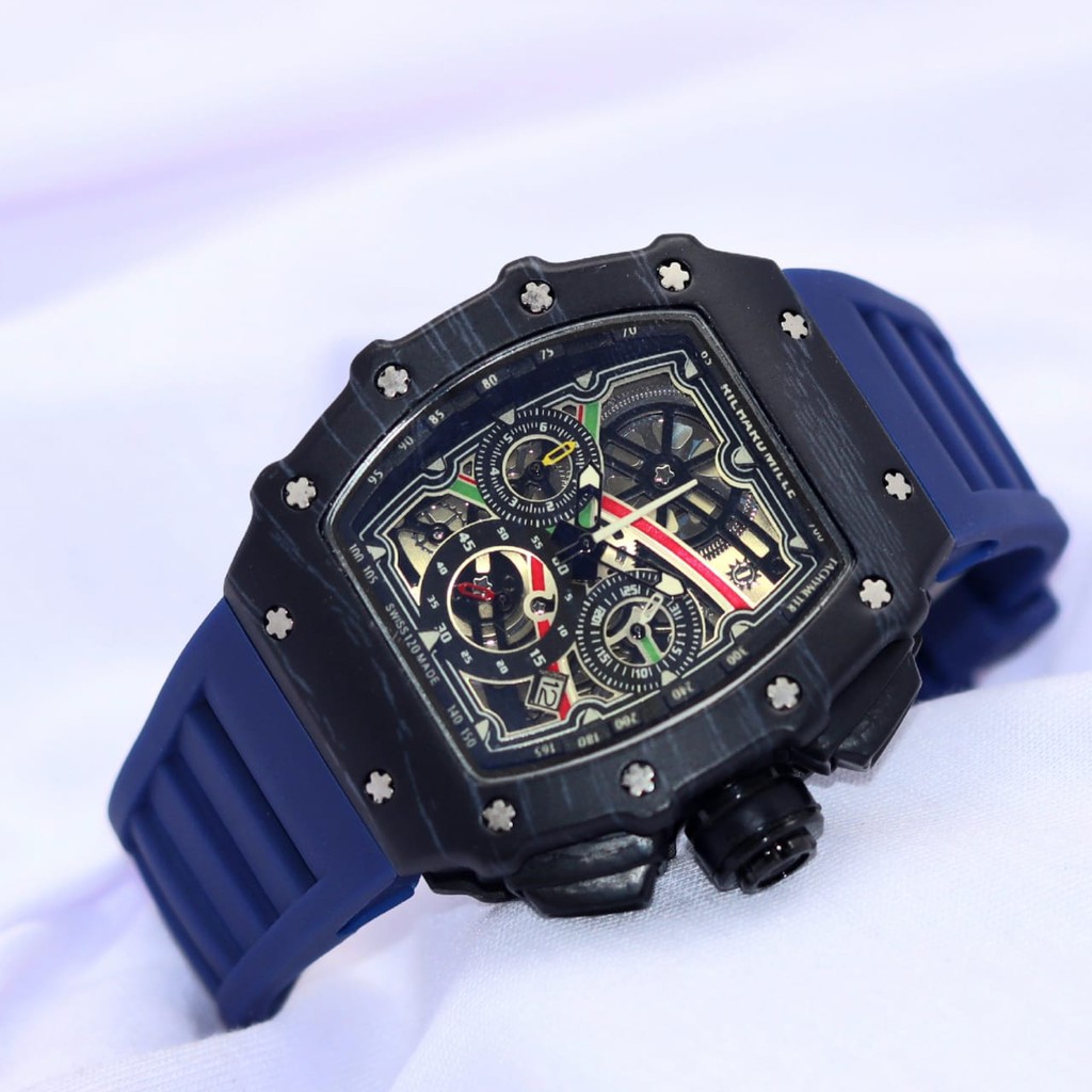 JAM TANGAN PRIA COWOK KASUAL RM CHRONOGRAPH