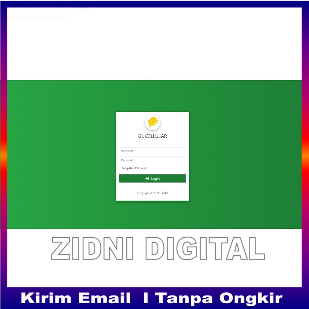 Aplikasi Penjualan Pulsa Berbasis Web ZIDNI DIGITAL OFFICIAL