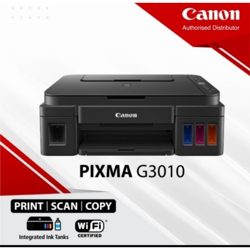 Printer Canon Pixma Ink Efficient G3010 (print scan copy wifi)
