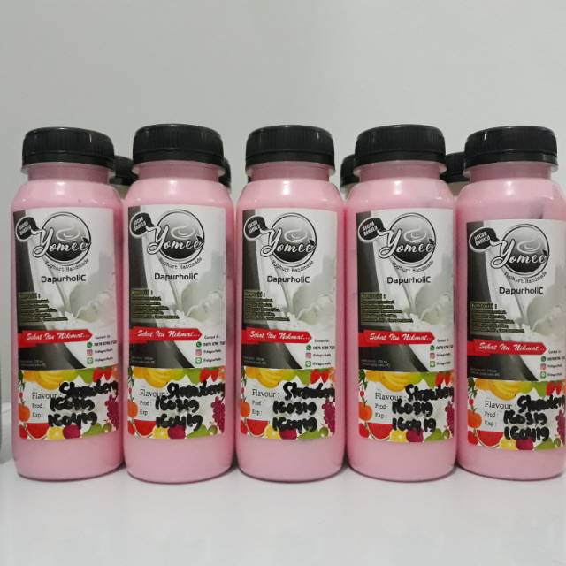 

YOMEE STRAWBERRY (New Bottle) Botol lebih tebal & Leher lebih lebar, jelly anti nyangkut!