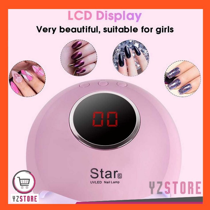 Pengering Kutek Kuku Gel Star Nail Art Manicure Lampu UV LED YZ33