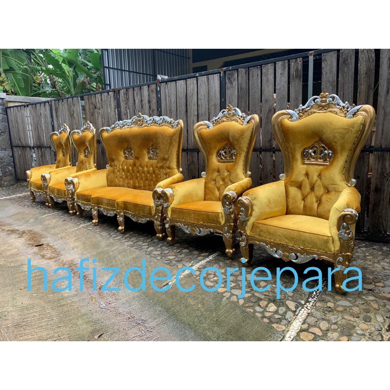 kursi syahrini/kursi pelaminan/kursi syahrini satu set