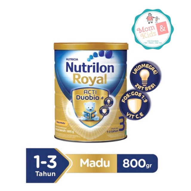 Nutrilon Royal 3 Vanila / Madu 800 gr