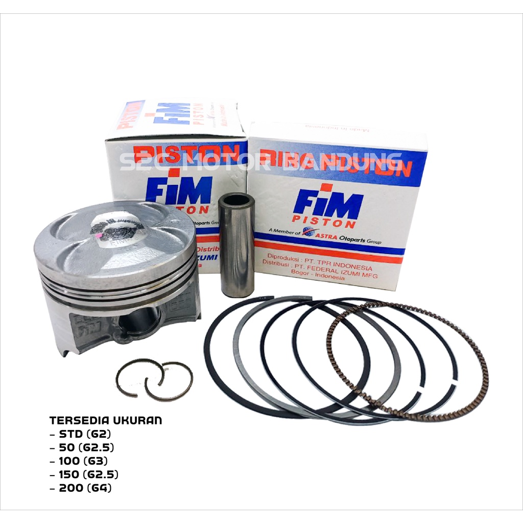 PISTON KIT SATRIA FU 150 FIM49 FIM 49 PIN 16-2