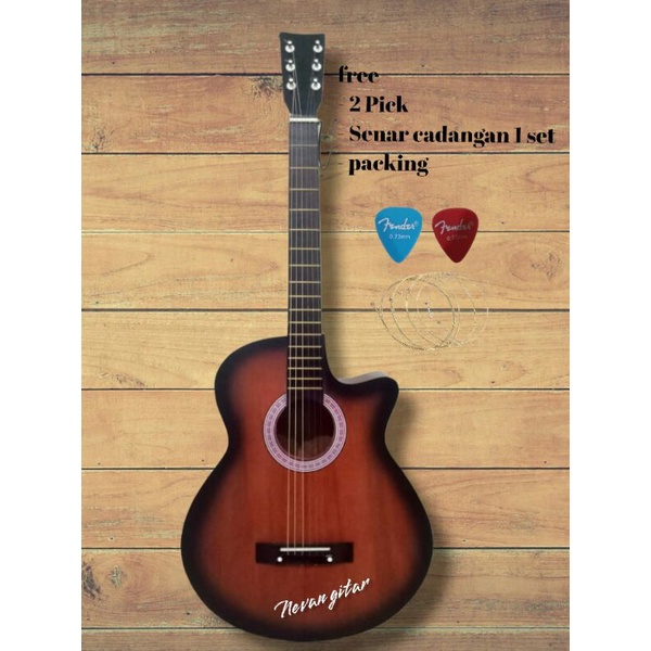 Gitar akustik pemula TERMURAH( PACKING KAYU)