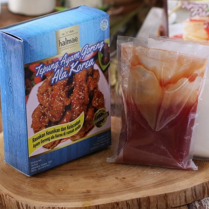 

D02D1 Paket Tepung Ayam Korea Halmae & Saus Tersedia 3 Macam Rasa - Spicy Da01D100