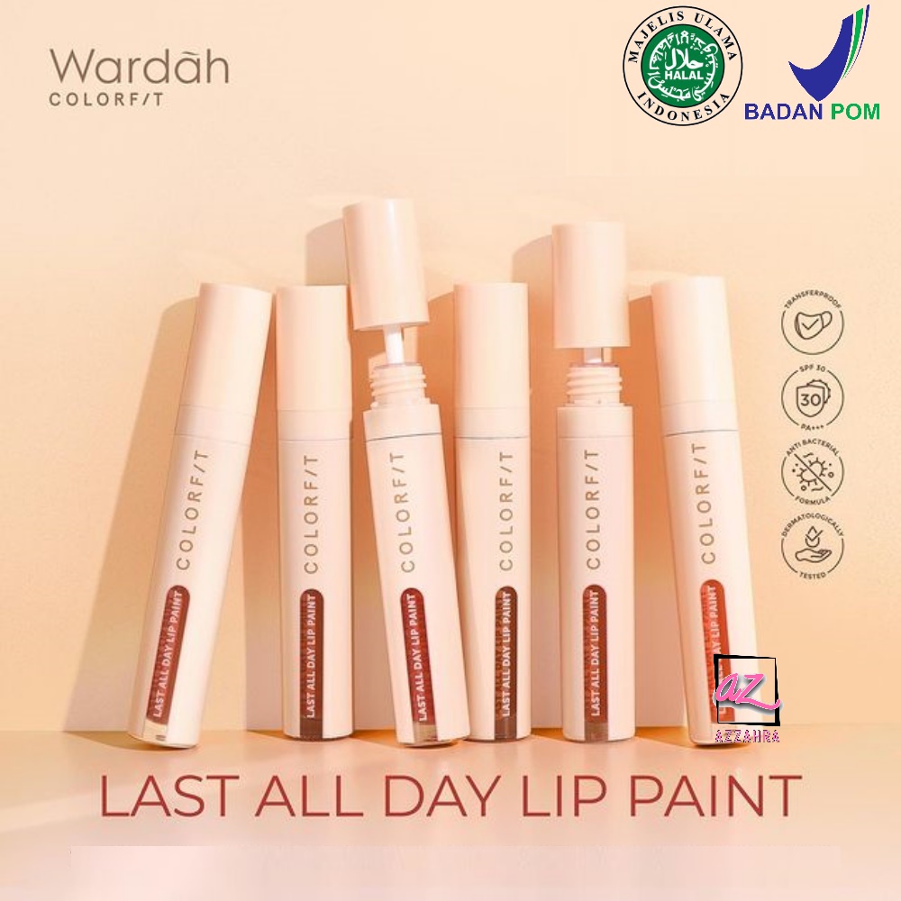 Wardah Colorfit Last All Day Lip Paint - Tahan Lama Hingga 12 Jam dan Transferproof