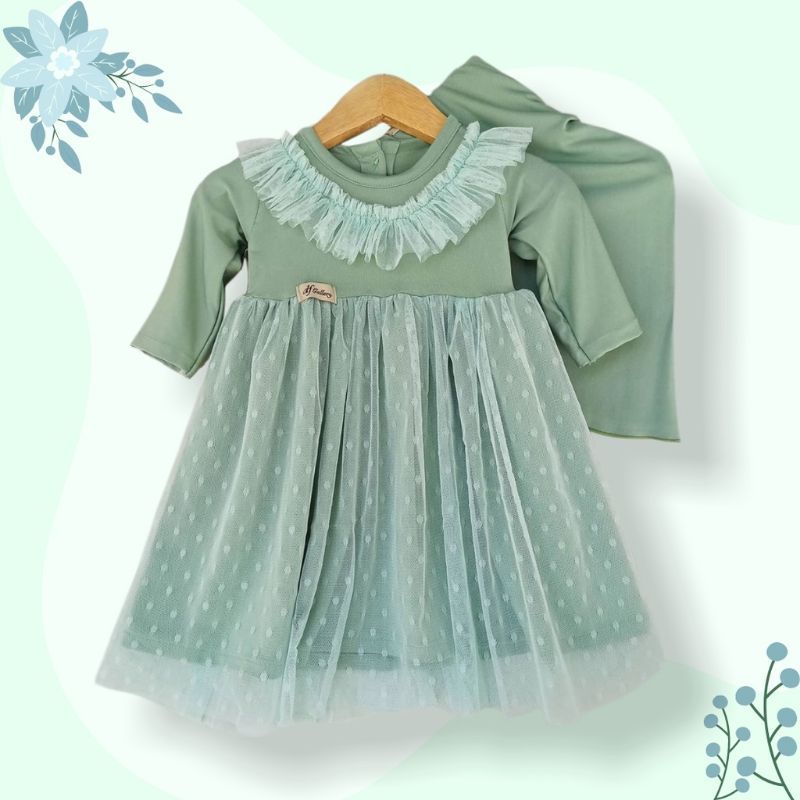 Gamis Alika Syar'i/Gamis Syar'i Baju Anak Syar'i murah/ Gamis Anak Syar'i / Baju Syar'i Anak/Setelan