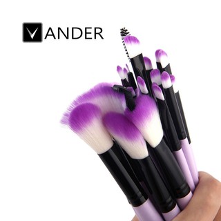 Vander 32Pcs/Set Brush Kosmetik/Makeup Lembut Warna Ungu