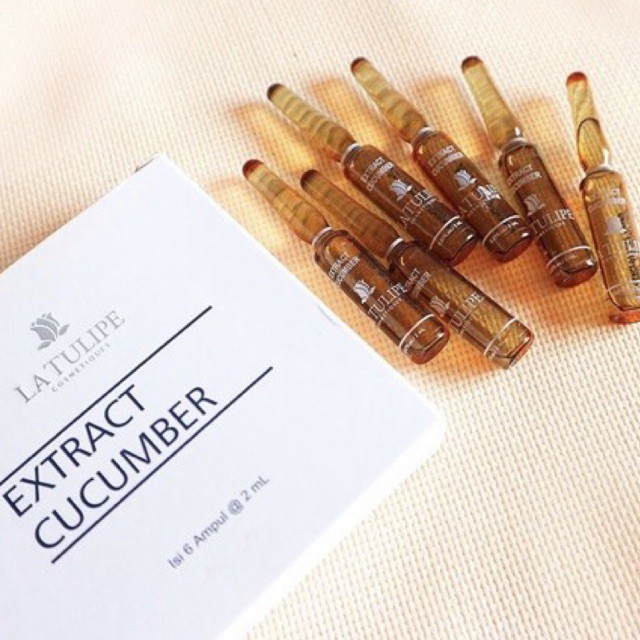 La Tulipe Extract Cucumber 6 Ampoule @2 ML