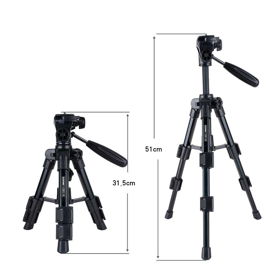 (BISA COD) FTIHSHP Professional DSLR Tripod &amp; Ball Head - Q100