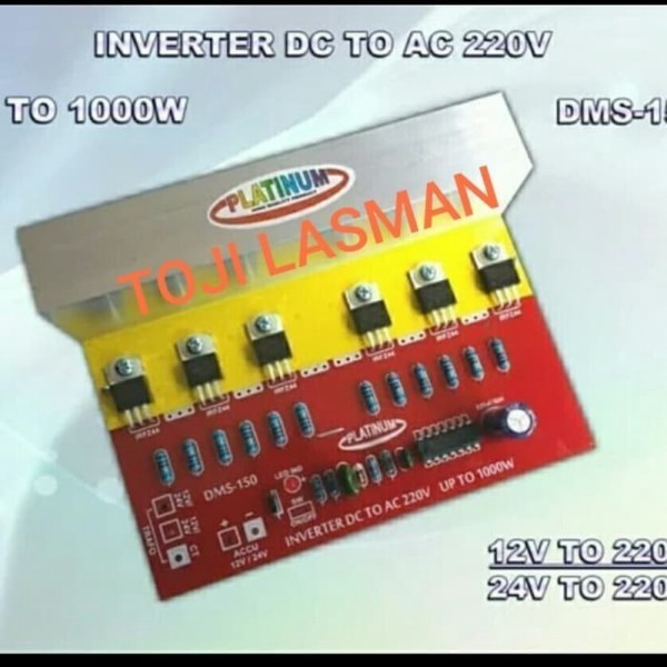 kit pcb inverter dc 12v 24v to ac 220v 12 24 220 v volt ac dc inverter SuperOke