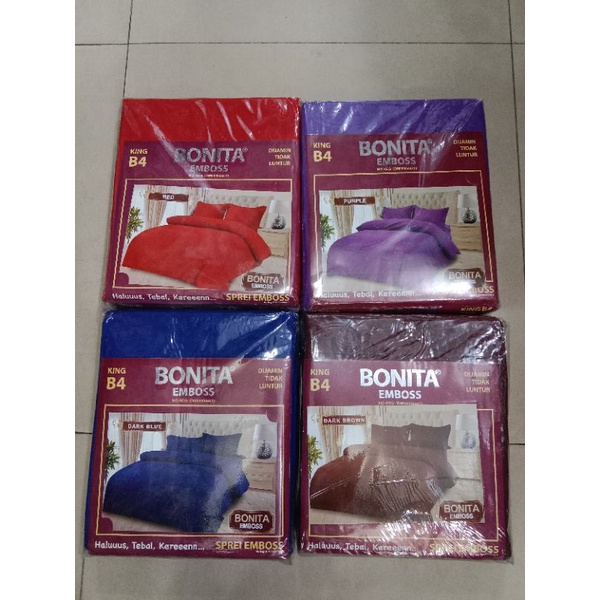 sprai bonita 180X200 B4 / Sprei bonita king size B4 / Bonita. 1