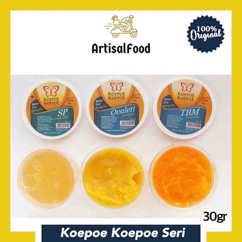 KOEPOE KOEPOE SP - TBM - OVALET 30gr (Pengemulsi / Pengembang) Kupu-Kupu BEST PRICE