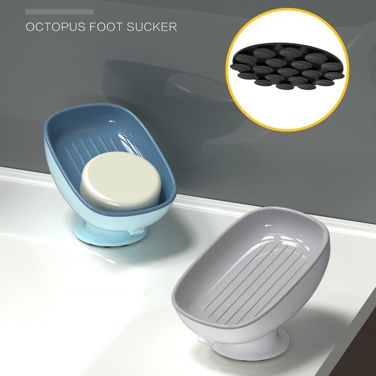 Holder Sabun / Spons Dengan Suction Cup Untuk Kamar Mandi / Dapur