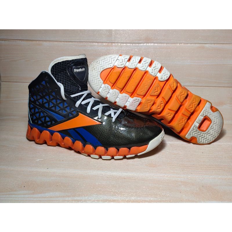 REEBOK ZIGTECH BLACK BLUE ORANGE Second Import
