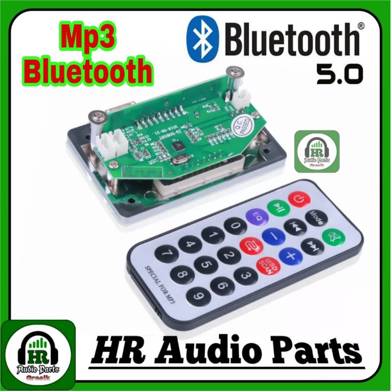 Kit Modul Mp3 Stereo Bluetooth USB Radio FM MMC Card + Equalizer