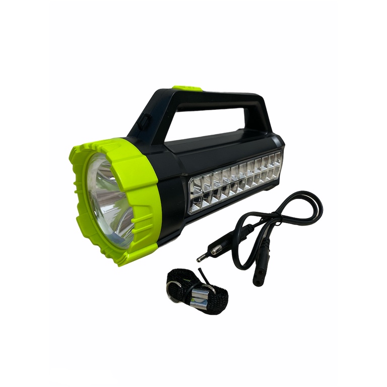 Luby Senter LED Super Terang 2in1 L2689 7W + Light SMD 22 LED PUTIH Rechargeable 800 Meter 8 JAM