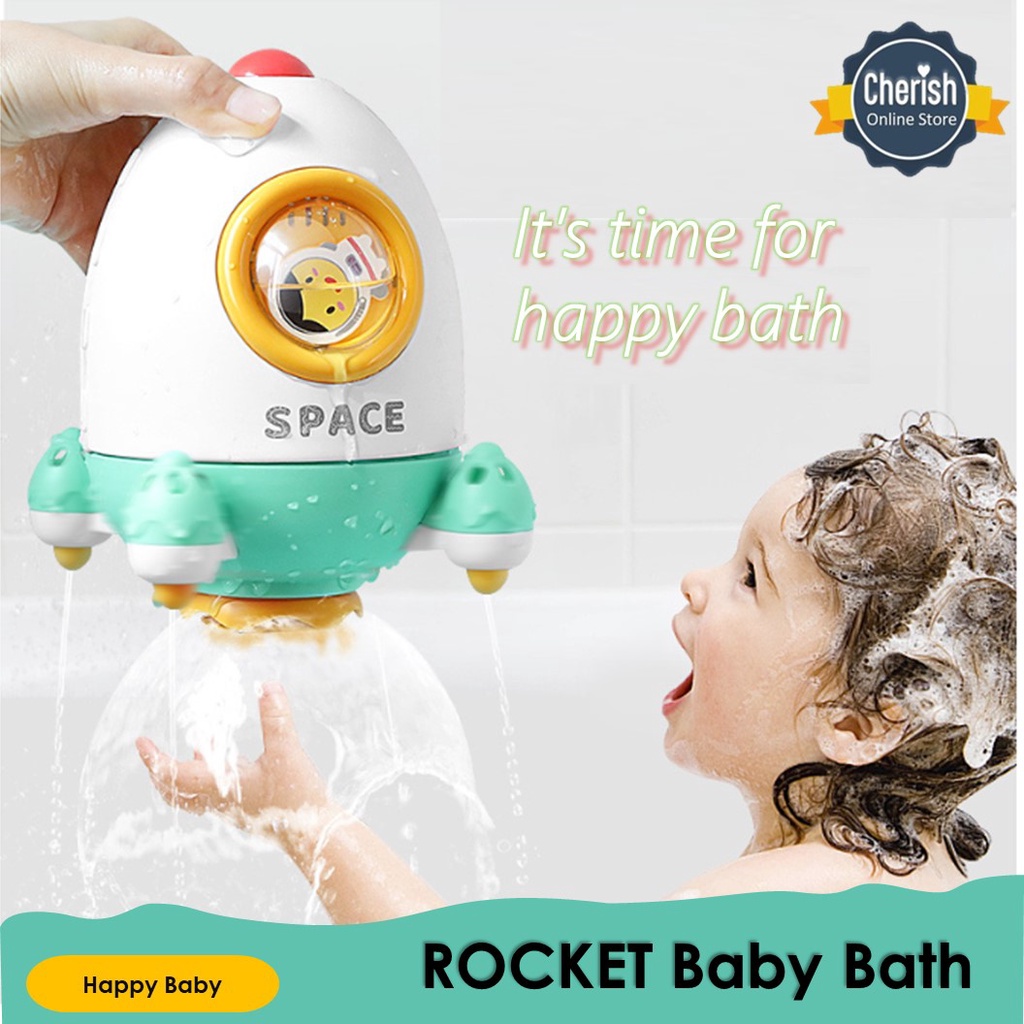 Mainan Mandi Bayi ROTARY ROCKET JET - Baby Bath Toys