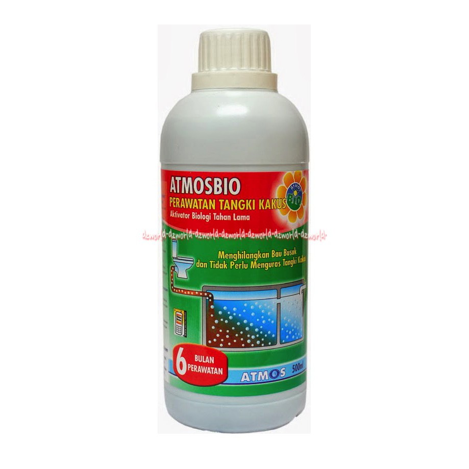 Atmosbio Septic Tank Mampet Tangki Kakus 500ml untuk merawat septik tank agar tidak berbau busuk Atmos Bio Septip Tang Atmossbio