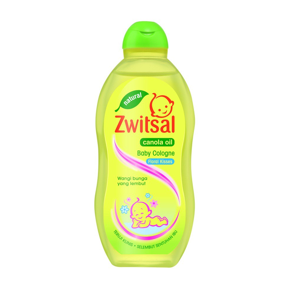 Zwitsal Natural BABY COLOGNE 100 ml Soft Touch &amp; Floral Kisses Bayi Minyak Wangi