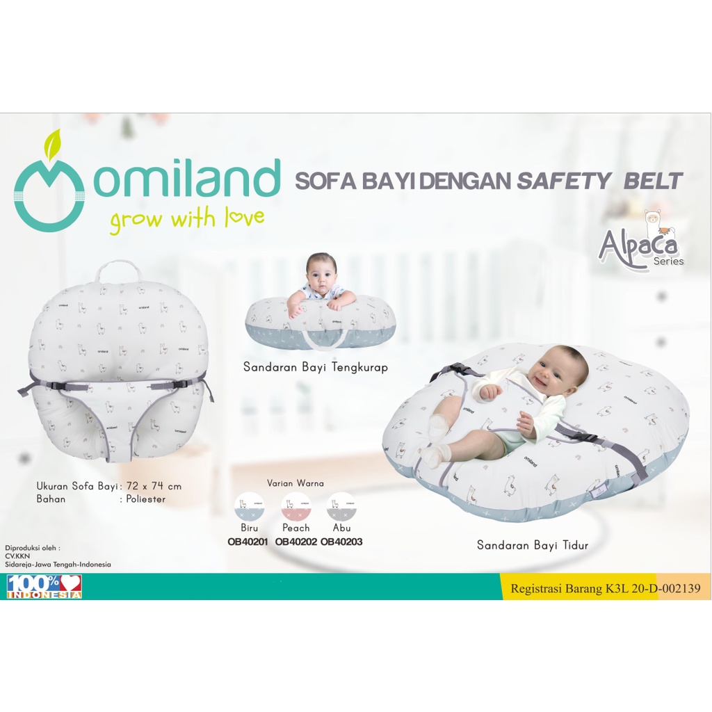 2in1 Sofa Bayi Multifungsi Kasur Bayi / Kasur mobil kasur travelling bayi New Born Baby Alpaca Series