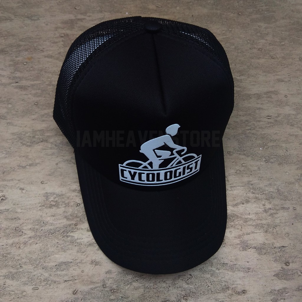 Topi Sepeda Road Bike Cycling Trucker Jaring Truckerhat Pria Wanita Gowes