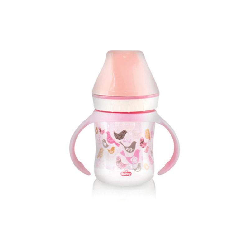 Lusty Bunny Botol Susu Wide Neck Dengan Pegangan 125ml Lusty Bunny Wide Neck Bottle With Handle