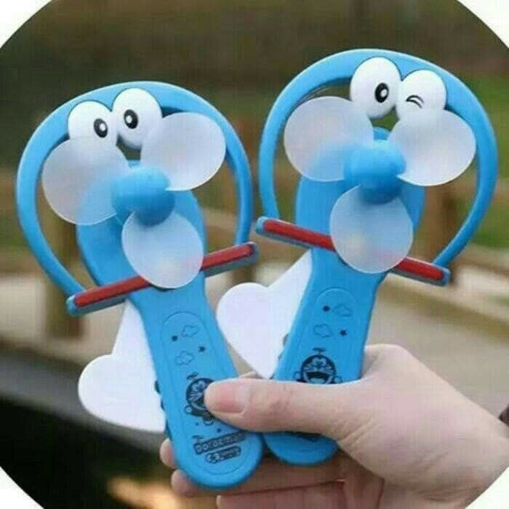 SRS Kipas Angin Anak Manual Karakter Kipas Angin Genggam Kipas Angin Mini - Random Karakter