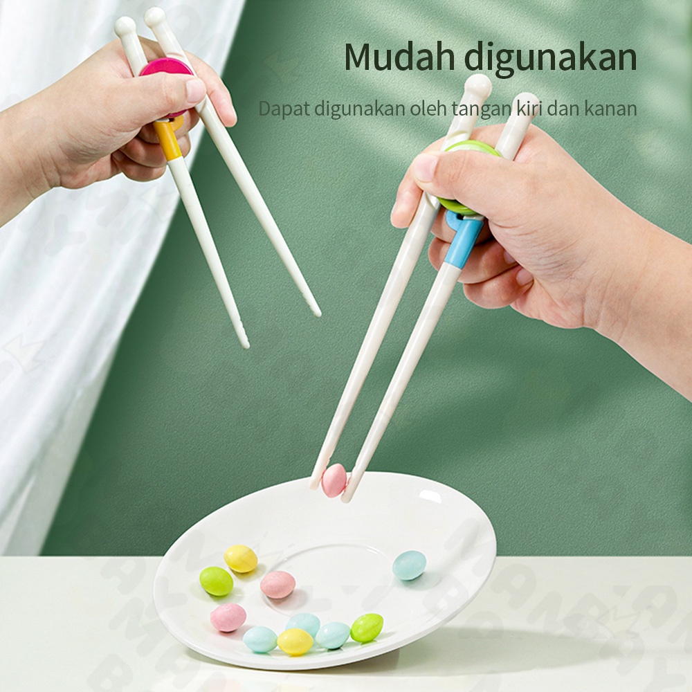 Mamibayi Children training chopstick/sumpit anak belajar makan