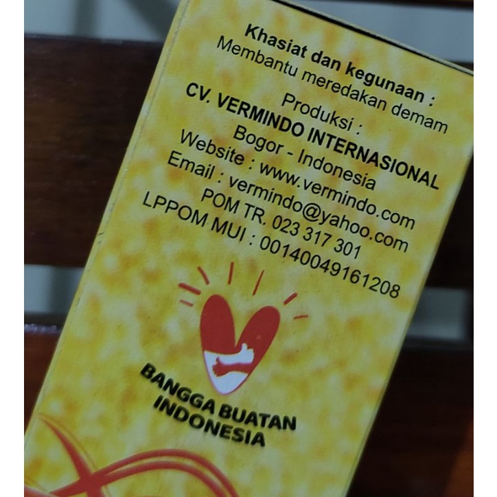 Vermint 30 Kapsul / Obat Tipes