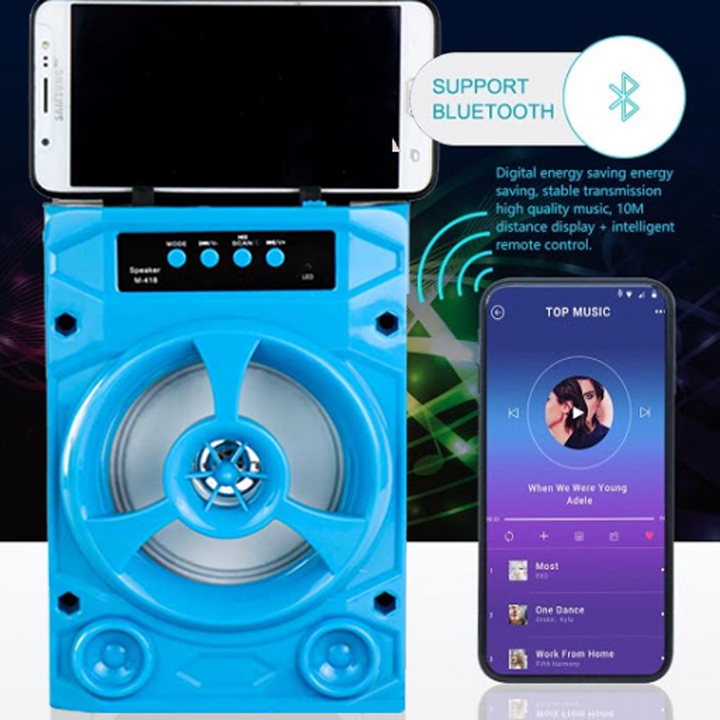 Speaker Bluetooth Portable Dessign M408 M301 RS 311 RS311 Super Bass Mantap Speaker Besar