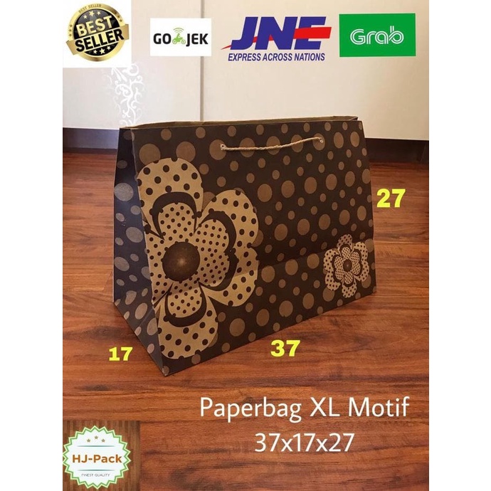 

(TERLARIS) Dijual Paperbag Motif Xl 37X17X27 Tas Kertas Jumbo Besar Tasbelanja
