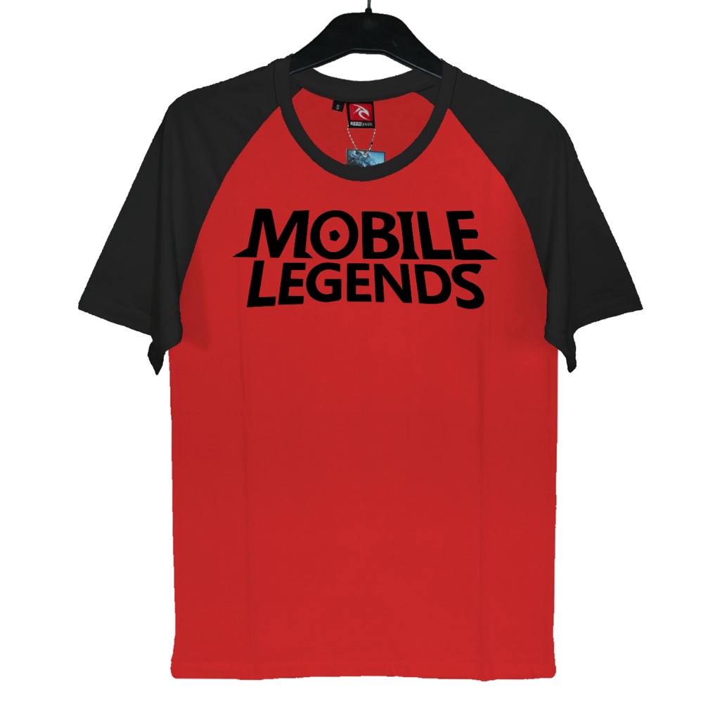 Kaos Reglan Pendek Dewasa MOBILE LEGEND - Baju Pria Wanita Raglan Gaming Kaos Hobi Game Keren Bludru