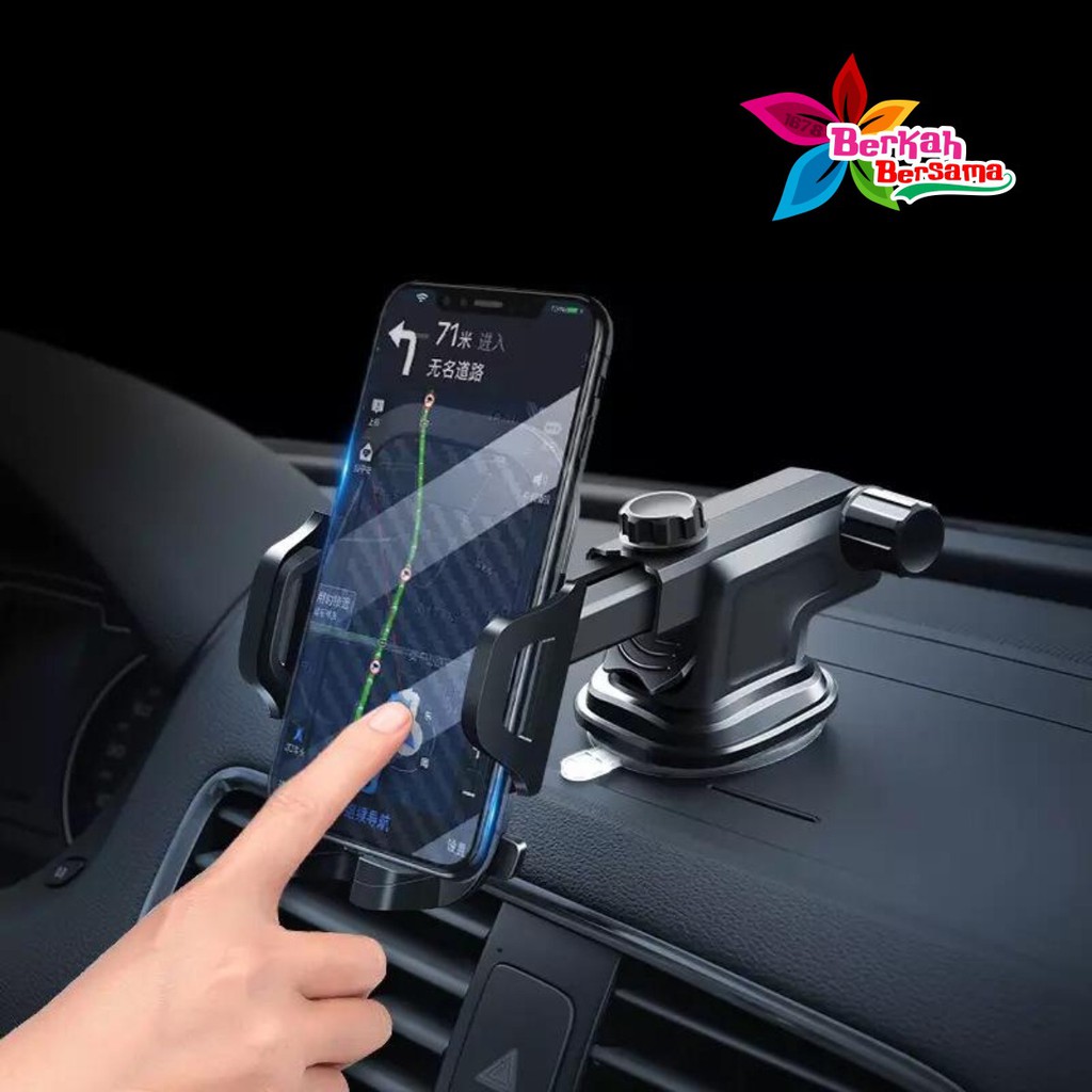 Long neck one touch car Original Holder mobil dudukan Hp GPS handphone smartphone BB3293