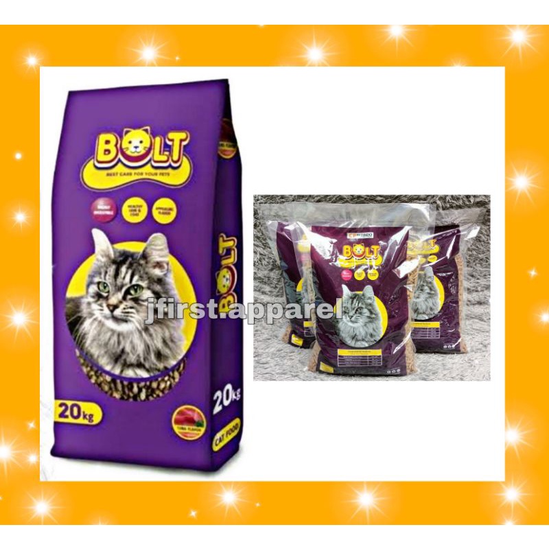 BOLT MAKANAN KUCING 800gram | MAKANAN KUCING BOLT 800gr