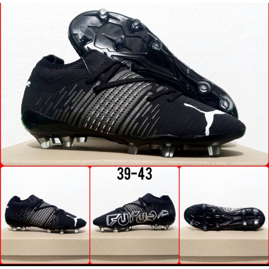 Sepatu SepakBola terbaru Fuma Future TER-laris Viral Sepatu Bola Puma Future Z 1 Neymar Abu Hitam