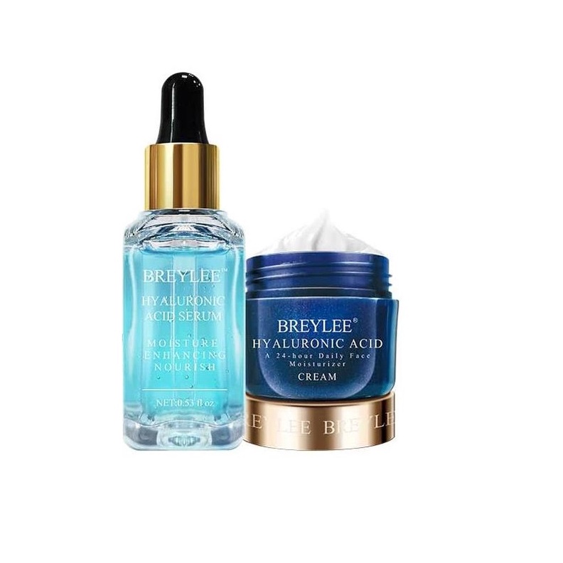 Breylee Paket Hyaluronic Face Cream 40G + Serum 17ml