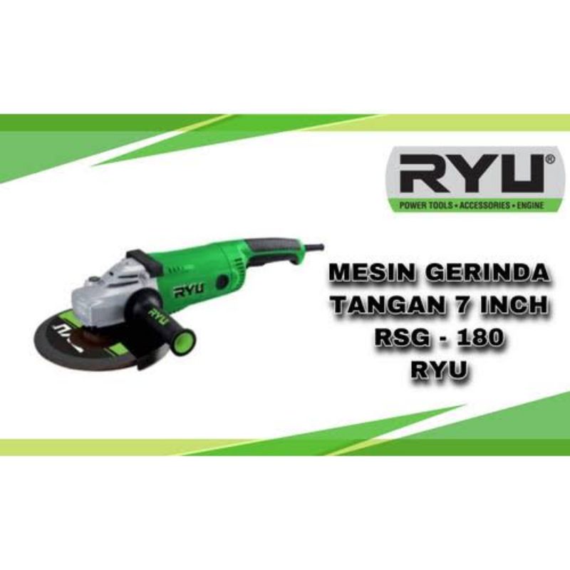 Mesin Grenda Tangan RYU 7" RSG 180/ Disc Grenda RYU 7" RSG 180