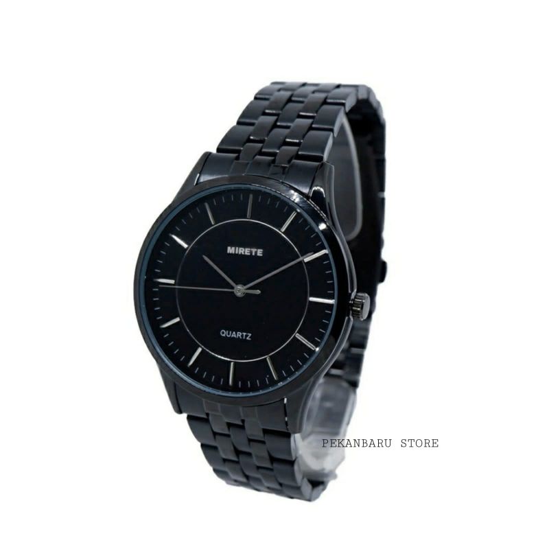 Jam Tangan Pria Mirete Original Simple ANTI Air 100% Stainlees Steel MURNI model Kasual CLASIK Terbaru