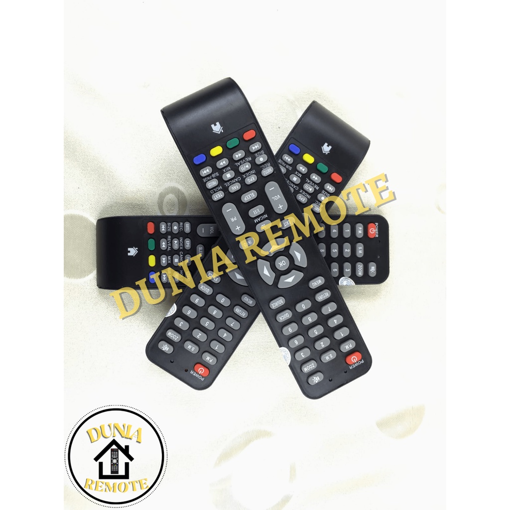 Remot / Remote TV COOCAA LCD LED Bentuk Panjang tanpa setting langsung dapat digunakan
