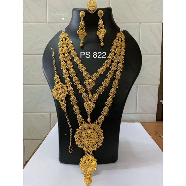 kalung dubai panjang/kalung dubai/kalung india/kalung adat/kalunghijab panjang/aksesoris pengantin