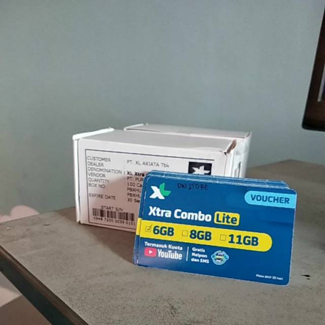 Voucher XL 6GB XTRA COMBO LITE Vocer 6 GB