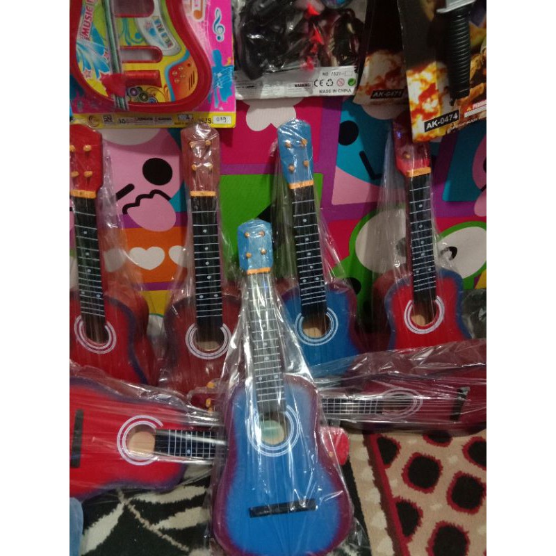 gitar mainan ketrung ukulele murah senar 4