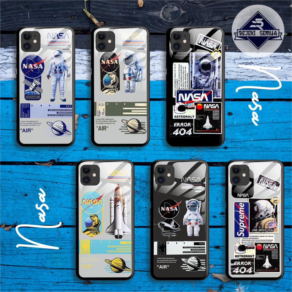 SOFTCASE BACK CASE GLASS KACA NASA SAMSUNG J1 G530 J2 J3 J4 J4+ J5 J6 J7 J8 2016 core pro RS3347