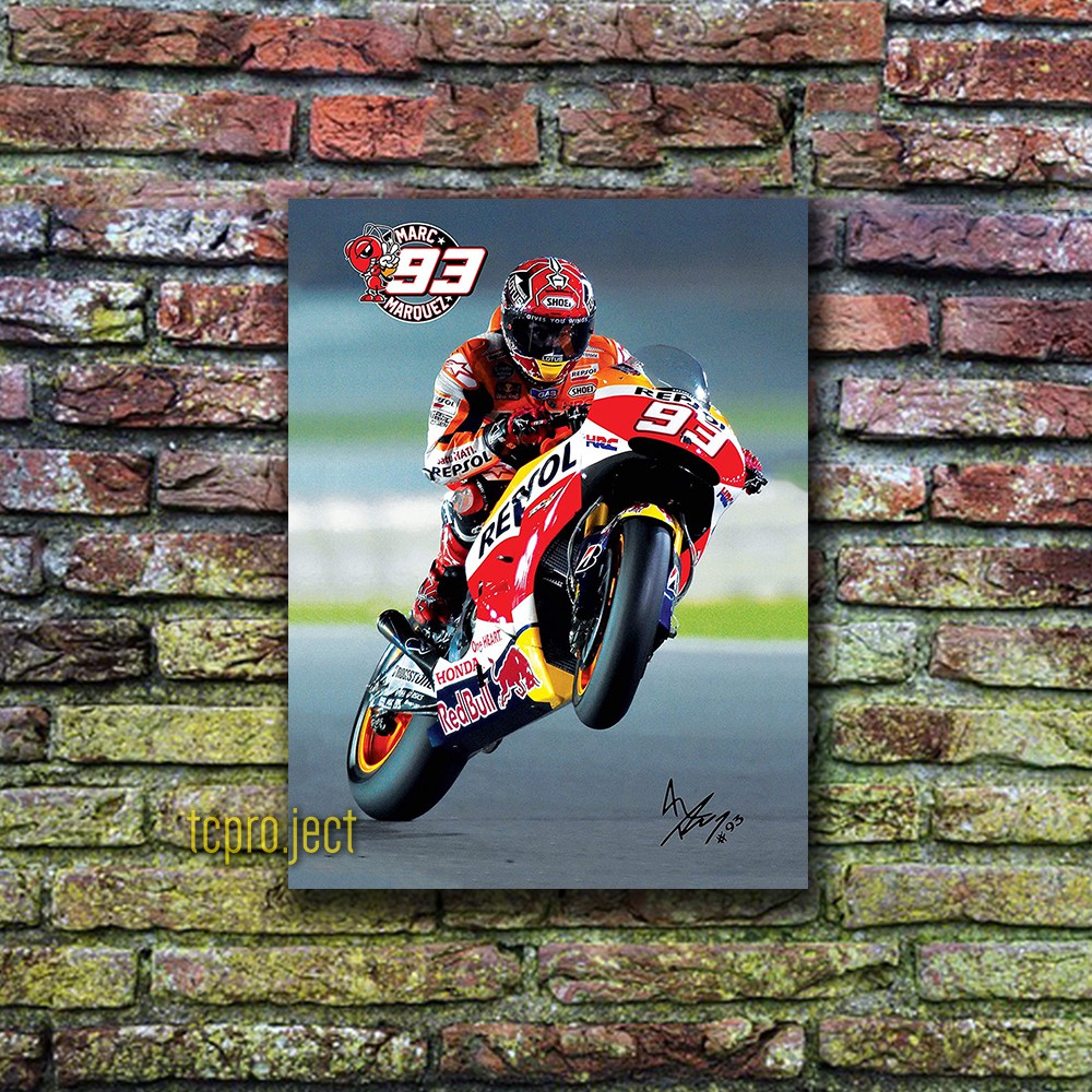 MARC MARQUEZ POSTER - DEKORASI RUMAH HIASAN DINDING