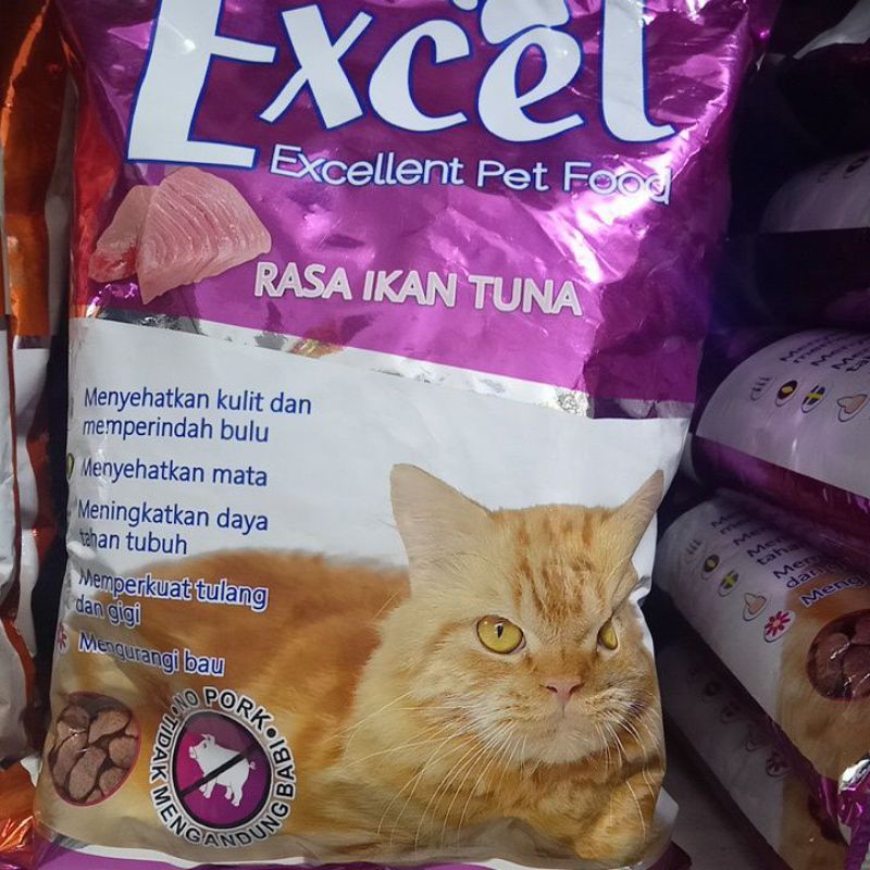 EXCEL MAKANAN KUCING 500GR FRESH PACK/EXEL DRY FOOD