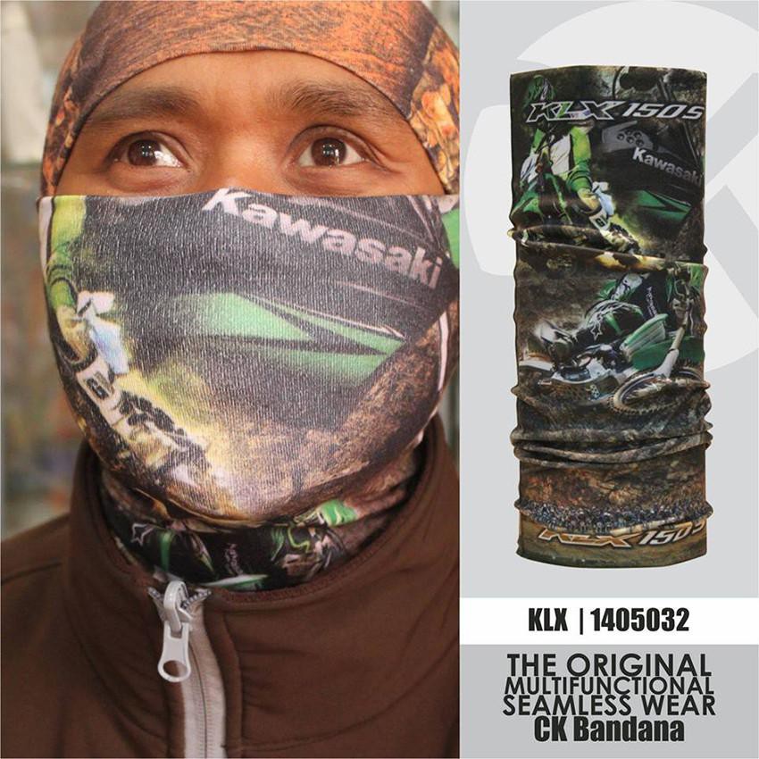 CK Bandana ORIGINAL masker motor motif rider motorcycle KLX