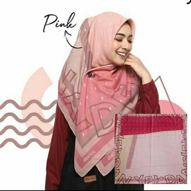 Deenay scarf KW, grosir deenay, ecer deenay, deenay hijab, deenay motif